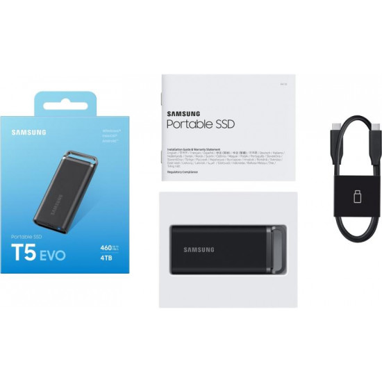 SAMSUNG T5 EVO USB 3.2 Gen 1 8TB Hordozható SSD