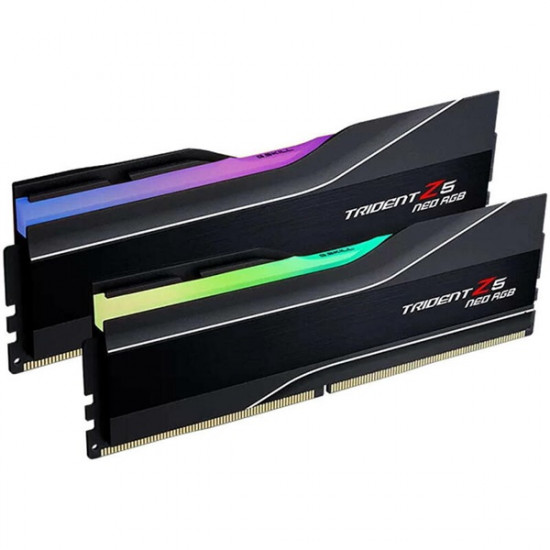 G.SKILL Memória DDR5 64GB 6000Mhz CL32 DIMM 1.40V, Trident Z5 Neo RGB AMD EXPO (Kit of 2) G.SKILL Memória DDR5 64GB 6000Mhz CL32 DIMM 1.40V, Trident Z5 Neo RGB AMD EXPO (Kit of 2)