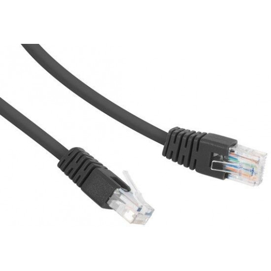 Gembird Cablexpert UTP CAT5e patch kábel 2m fekete  (PP12-2M/BK)