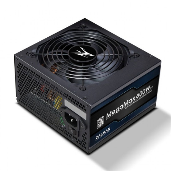ZALMAN Tápegység 600W, 12cm, 80+, Aktív PFC