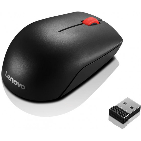 Lenovo Essential Compact vezeték nélküli egér fekete (4Y50R20864)