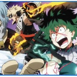 KONIX - MY HERO ACADEMIA XXL Gaming Egérpad 900x460mm, Mintás (KX-MHA-MP-XXL)