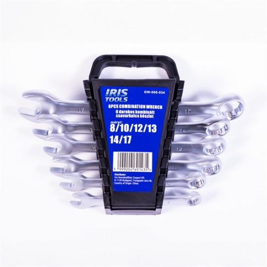 IRIS TOOLS CW-006-034 6 darabos kombinált csavarkulcs készlet