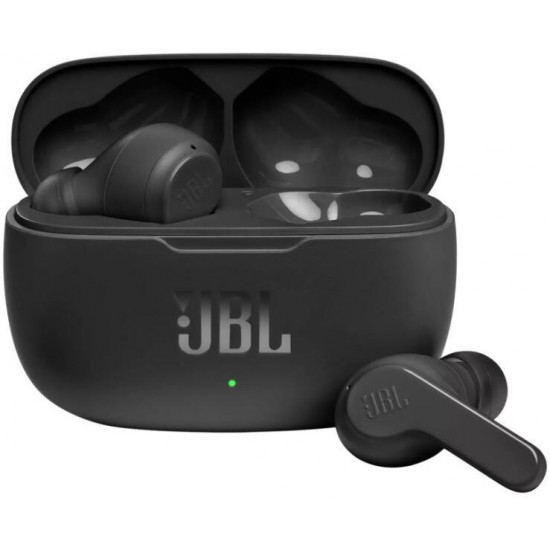 JBL WAVE 200TWS TRUE WIRELESS FÜLHALLGATÓ, FEKETE (JBLW200TWSBLK)