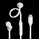 JBL T 310 C WHT vezetékes USB C mikrofonos fehér fülhallgató (JBLT310CWHT)
