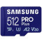 SAMSUNG 512GB PRO Plus + Reader microSDXC, CLASS 10, UHS-I, U3, V30, A2, R180/W130 Memóriakártya SAMSUNG 512GB PRO Plus + Reader microSDXC, CLASS 10, UHS-I, U3, V30, A2, R180/W130 Memóriakártya