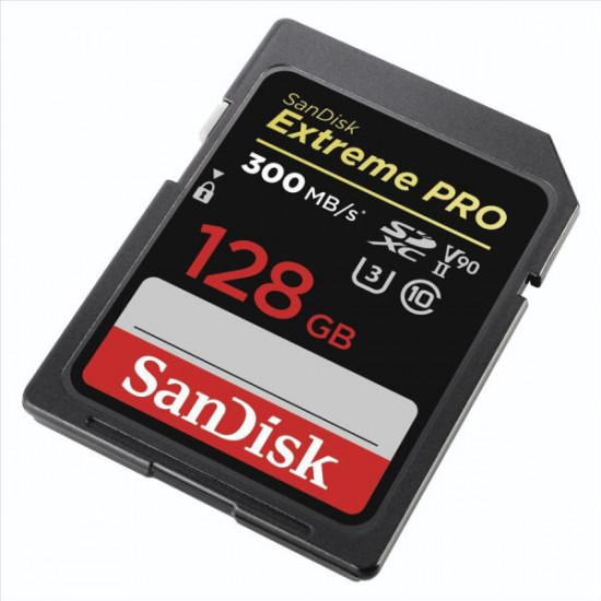 Sandisk 128GB SD (SDXC Class 10 UHS-II U3) Extreme Pro memória kártya Sandisk 128GB SD (SDXC Class 10 UHS-II U3) Extreme Pro memória kártya