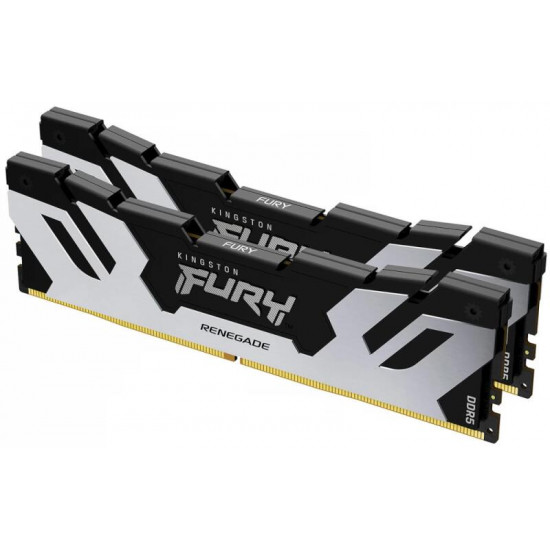 KINGSTON FURY Memória DDR5 32GB 6000MHz CL32 DIMM Renegade Silver XMP