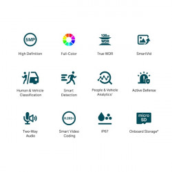 TP-LINK IP Kamera kültéri színes éjjellátó 5 Megapixel, 4mm Objektív, VIGI C350(4MM)