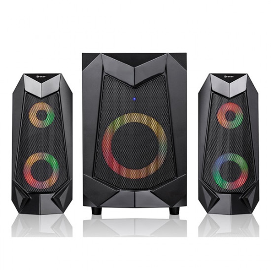 Tracer Hi-Cube RGB Flow GameZone 2.1 asztali hangszóró (TRAGLO46497)