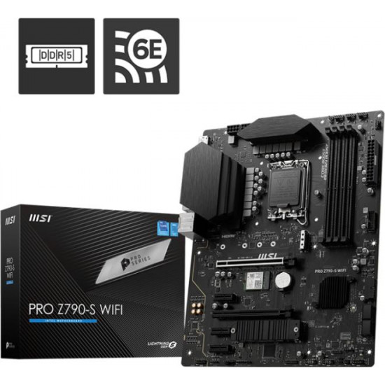 MSI PRO Z790-S WIFI Intel Z790, ATX S1700 Alaplap