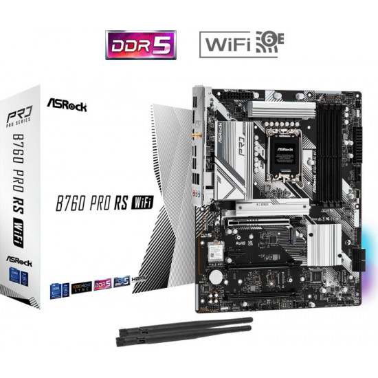 ASROCK B760 PRO RS WIFI INTEL B760, ATX S1700 Alaplap