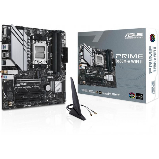 ASUS PRIME B650M-A WIFI II INTEL B650, mATX AM5 Alaplap