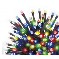 Emos D1AM03 10m 100LED IP44 színes CNT - fényfüzér