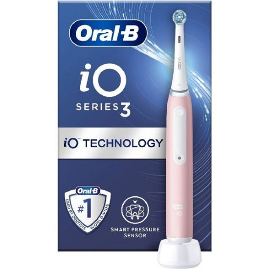 Oral-B iO series 3 Blush Pink elektromos fogkefe (10PO010398)