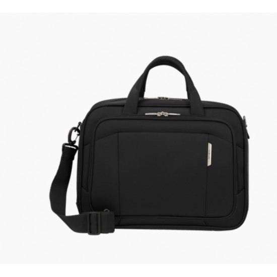 SAMSONITE Notebook táska 143334-7416, LAPTOP SHOULDER BAG (OZONE BLACK) -RESPARK