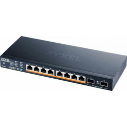 ZYXEL Switch 8-port 2.5GbE, 2 SFP+ Smart Switch, hybird mode, NebulaFlex Cloud, XMG1915-10E-EU0101F