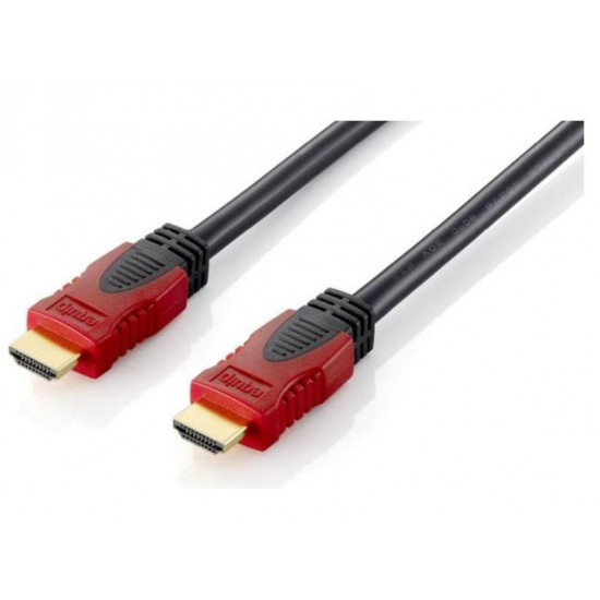 Equip HDMI kábel 1.4 apa/apa, aranyozott, 1m (119341)