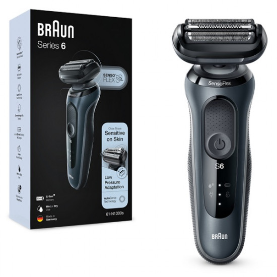 Braun 61-N1000S szürke akkumulátoros férfi borotva (10AS470138) Braun 61-N1000S szürke akkumulátoros férfi borotva (10AS470138)