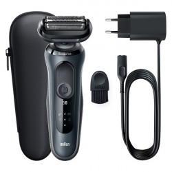 Braun 61-N1000S szürke akkumulátoros férfi borotva (10AS470138)