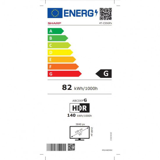 Sharp 4K UHD Smart QLED TV (55GP6260ES)