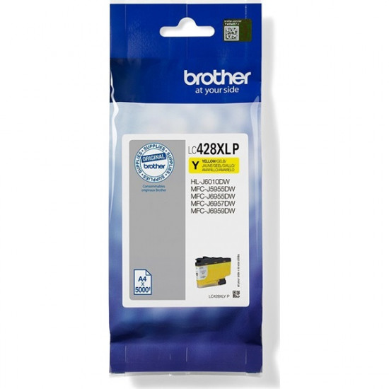 Brother patron Yellow, MFCJ5955/6955/6957 (LC428XLYP)