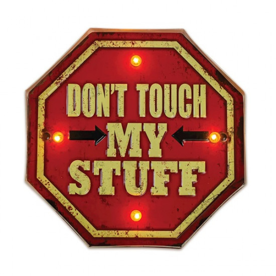 FOREVER LIGHT RETRO metál LED dekorációs lámpa DO NOT TOUCH USB, 5V, falra akasztható FOREVER LIGHT RETRO metál LED dekorációs lámpa DO NOT TOUCH USB, 5V, falra akasztható