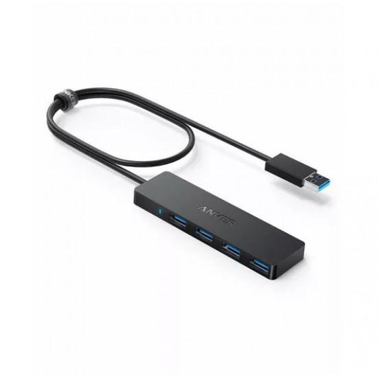 ANKER Ultra Sim Data USB 3.0 HUB, 4 port, fekete (A7516016)