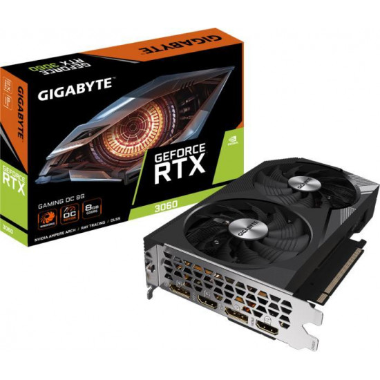 Gigabyte RTX 3060 8GD6 GAMING OC 8G 2.0 videokártya