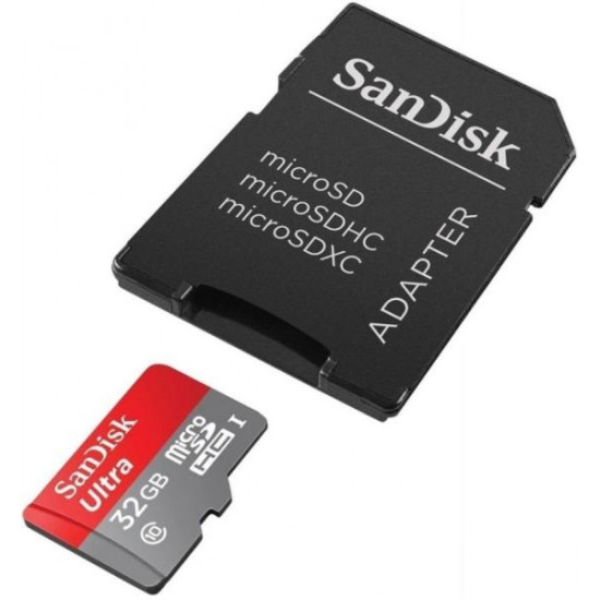 SANDISK 32GB MICROSD ULTRA® ANDROID KÁRTYA 120MB/s, A1, Class 10, UHS-I