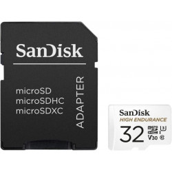 SANDISK HIGH ENDURANCE 32GB, 100 MB/S, C10, U3, V30 183565, MICRO SDHC KÁRTYA