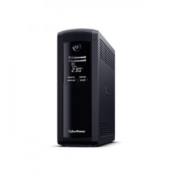 CYBERPOWER UPS, VP1600EILCD, 8x C13, 1600VA 960W 230V szünetmentes tápegység + USB LINE-INTERACTIVE