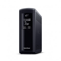 CYBERPOWER UPS, VP1600EILCD, 8x C13, 1600VA 960W 230V szünetmentes tápegység + USB LINE-INTERACTIVE
