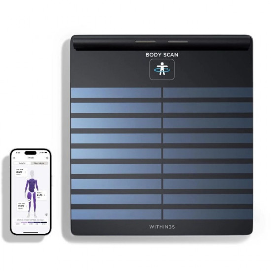 Withings Body Scan fekete személymérleg (WBS08-BLACK-ALL-INTER)