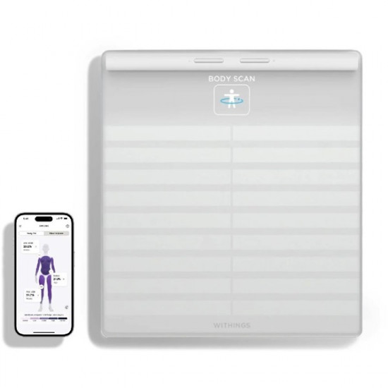 Withings Body Scan fehér személymérleg (WBS08-WHITE-ALL-INTER)