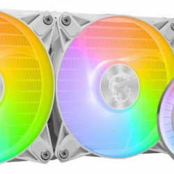 MSI CPU hűtő Coreliquid E240 2xARGB (vízhűtés), Univerzális, Fehér