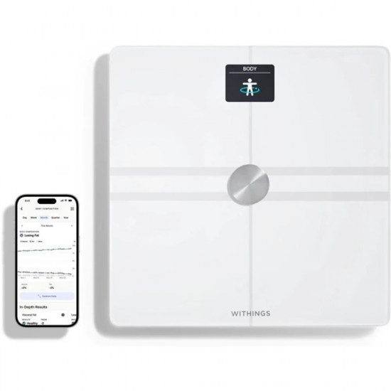 Withings Body Comp Wi-Fi fehér személymérleg (WBS12-WHITE-ALL-INTER)