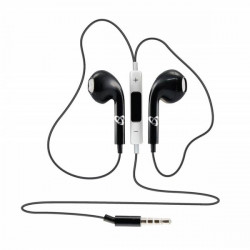 Sbox IEP-204B mikrofonos fülhallgató fekete
