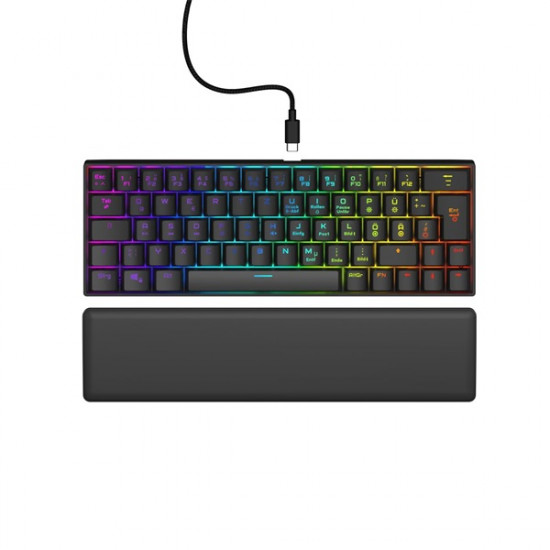 URAGE by Hama 13217828 EXODUS 760TKL RGB red switch fekete mechanikus billentyűzet (13217828)