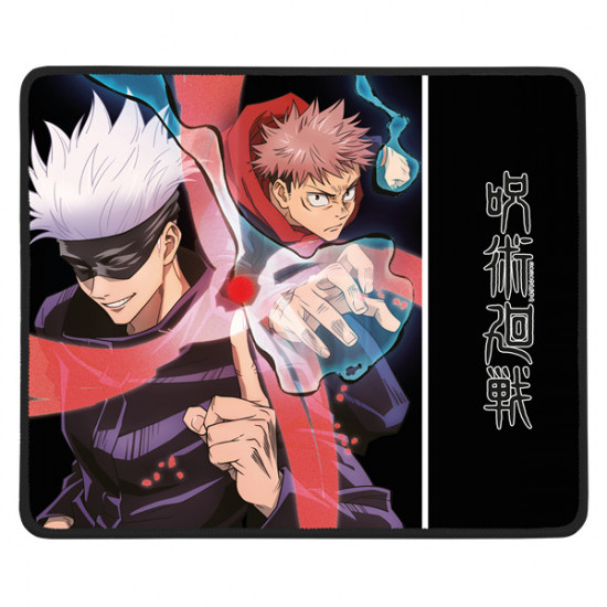 KONIX - JUJUTSU KAISEN Gaming Egérpad 49x49x275mm, Sötét mintás (KX-JUJU-MPL-DARK-PC)