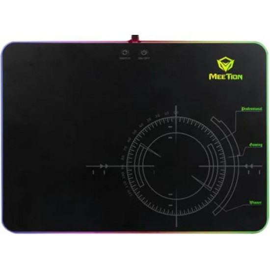 Meetion P010 RGB Gaming egérpad fekete (MT-P010)