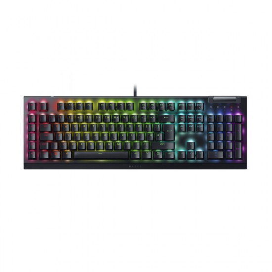 Razer BlackWidow V4 X UK fekete (green switch) gamer billentyűzet (RZ03-04700300-R3W1)