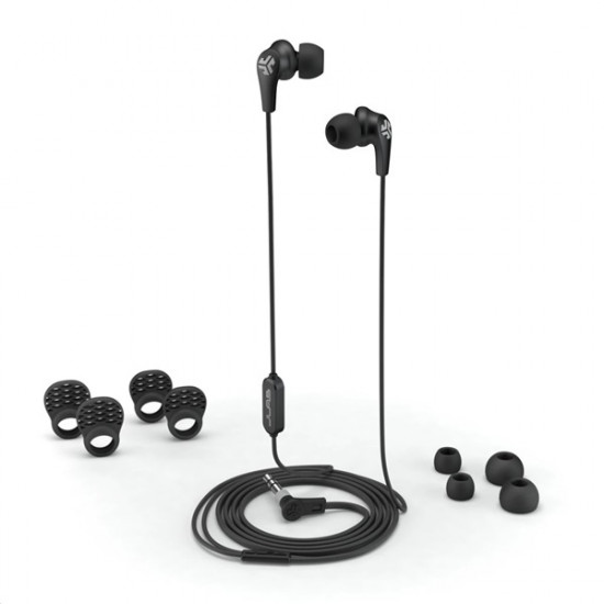 JLAB JBUDS Pro Signature Earbuds mikrofonos fülhallgató fekete (IEUEPRORBLK123)