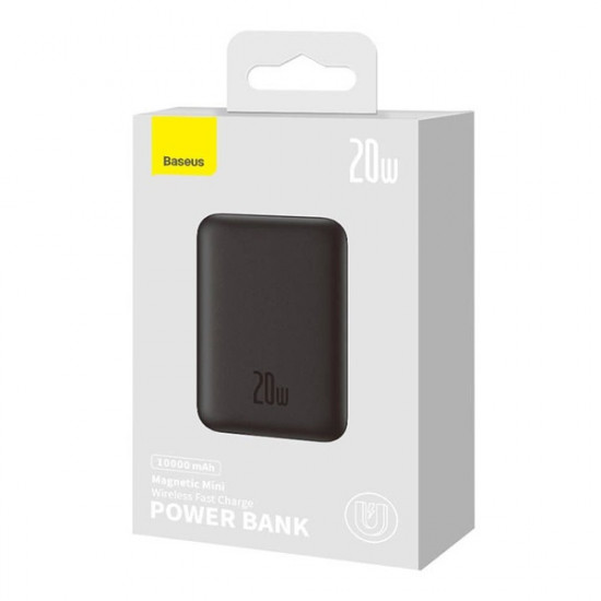 Baseus Magnetic Mini 10000mAh fekete powerbank (PPCX070001)