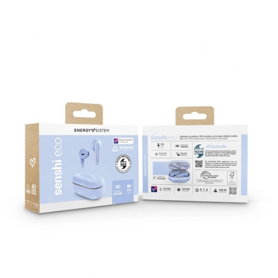 Energy Sistem EN 457137 Senshi Eco True Wireless Bluetooth kék fülhallgató Energy Sistem EN 457137 Senshi Eco True Wireless Bluetooth kék fülhallgató