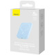 Baseus P10059002313-00 Mini 6000mAh 20W kék power bank Baseus P10059002313-00 Mini 6000mAh 20W kék power bank