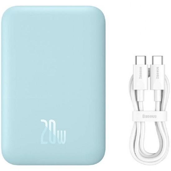 Baseus P10059002313-00 Mini 6000mAh 20W kék power bank Baseus P10059002313-00 Mini 6000mAh 20W kék power bank