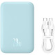 Baseus P10059002313-00 Mini 6000mAh 20W kék power bank Baseus P10059002313-00 Mini 6000mAh 20W kék power bank