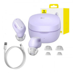 Baseus NGTW370005 Bowie WM01 True Wireless Bluetooth lila fülhallgató (NGTW370005)