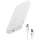 Baseus P10064101223-00 MagPro Magnetic 5000mAh 20W MagSafe fehér power bank Baseus P10064101223-00 MagPro Magnetic 5000mAh 20W MagSafe fehér power bank